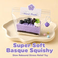 Cake Squishy Toy – Cute Dessert-Inspired Quick-Rebound Stress Relief Squeeze Toy (6 Colors)