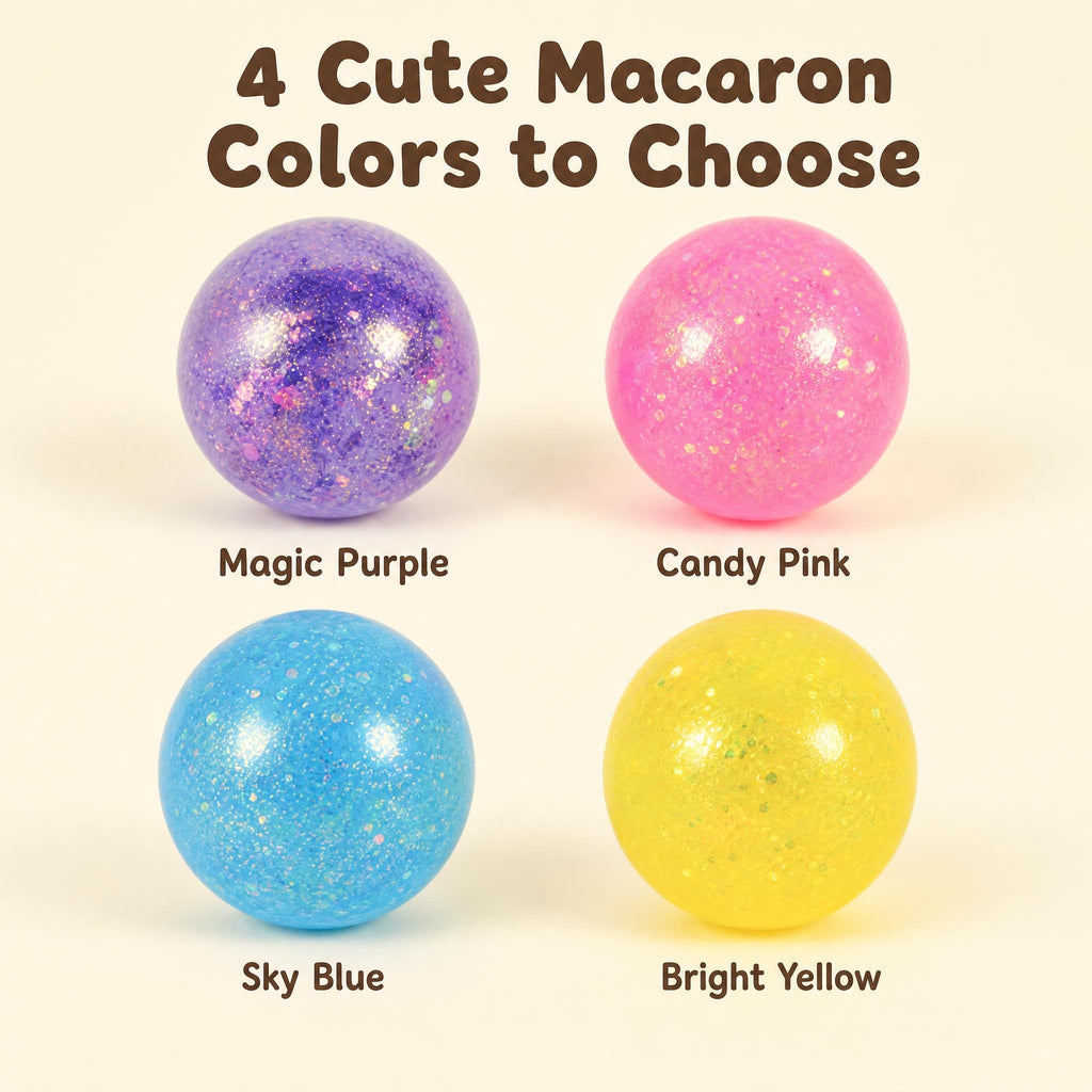 Glitter Squishy Ball – Sparkling Squeeze Stress Relief Toy