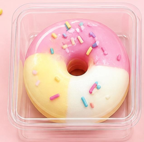Crispy Donut Squishy Toy – Crackling-Shell Dessert Squeeze Toy (Donut or Cat Paw Style)